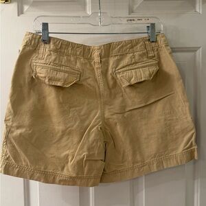 J. Crew Tan Cargo Shorts Lightweight Cotton Casual